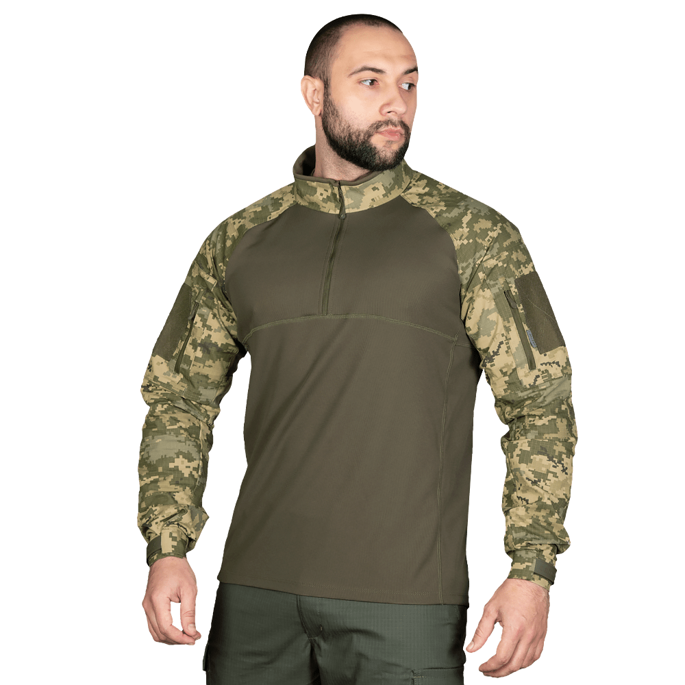 Тактическая рубашка Camotec Raid Rip-Stop MM14/ Олива Фото 3